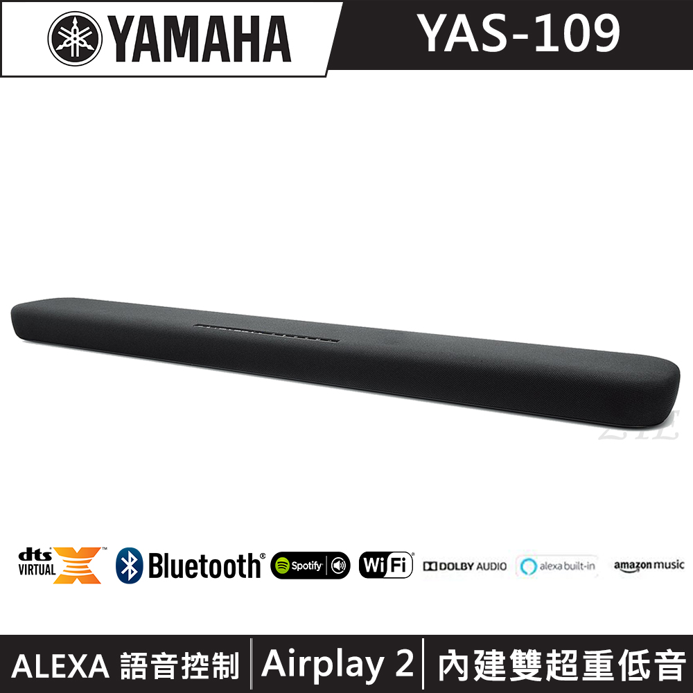 [整新福利品]YAMAHA山葉 藍牙無線聲霸SoundBar YAS-109 | 聲霸 | Yahoo奇摩購物中心