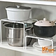 iSFun 廚房收納 鐵製碗盤水槽櫥下置物架 大號白 product thumbnail 1