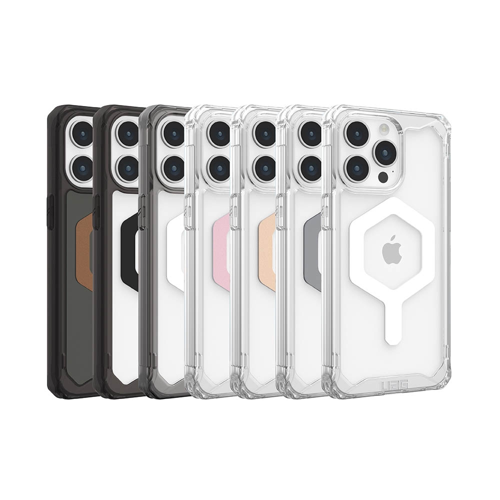 UAG iPhone 15 Pro Max 磁吸式耐衝擊保護殼-全透款(支援MagSafe), Apple適用手機殼套