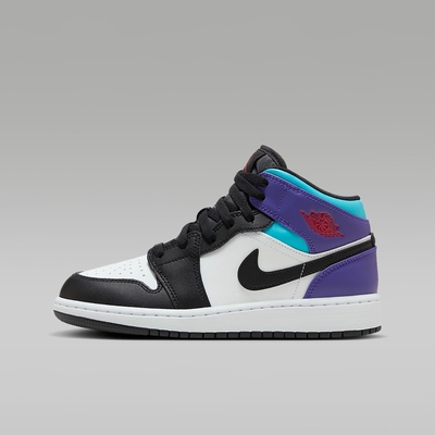 NIKE AIR JORDAN 1 MID (GS) 男女大童休閒鞋-多色-DQ8423154