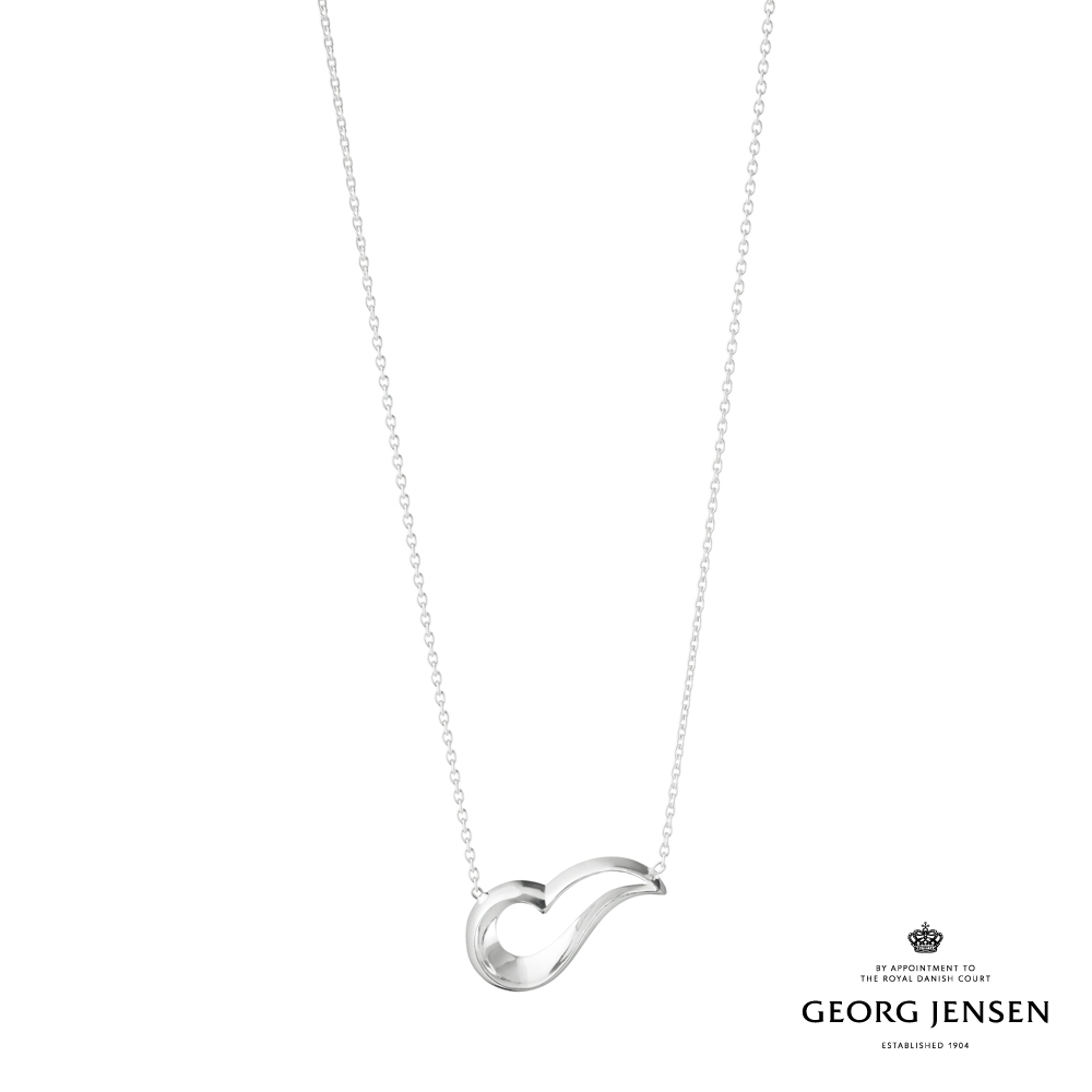 Georg Jensen 喬治傑生 Hearts 心形項鍊 純銀