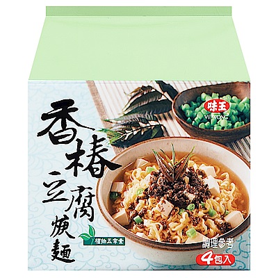 味王 巧食齋 香椿豆腐焿麵 4入/袋