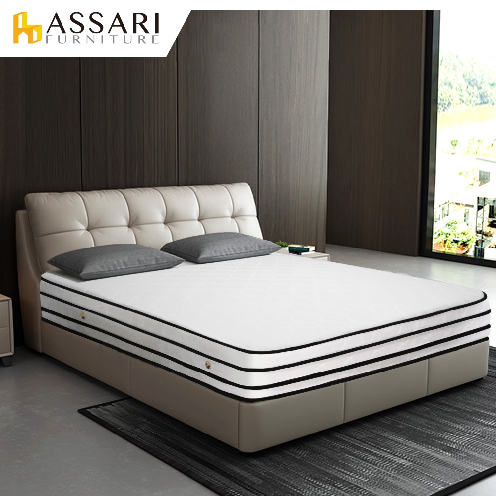 ASSARI-瑪爾斯真四線3M防潑水竹炭獨立筒床墊(雙人5尺)