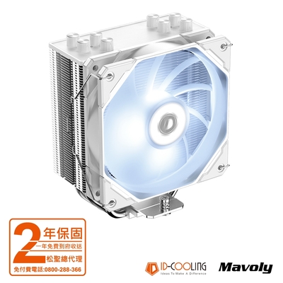 ID-COOLING SE-224XTS WHITE 四導管 散熱器(12*12 FAN 風扇 散熱器)