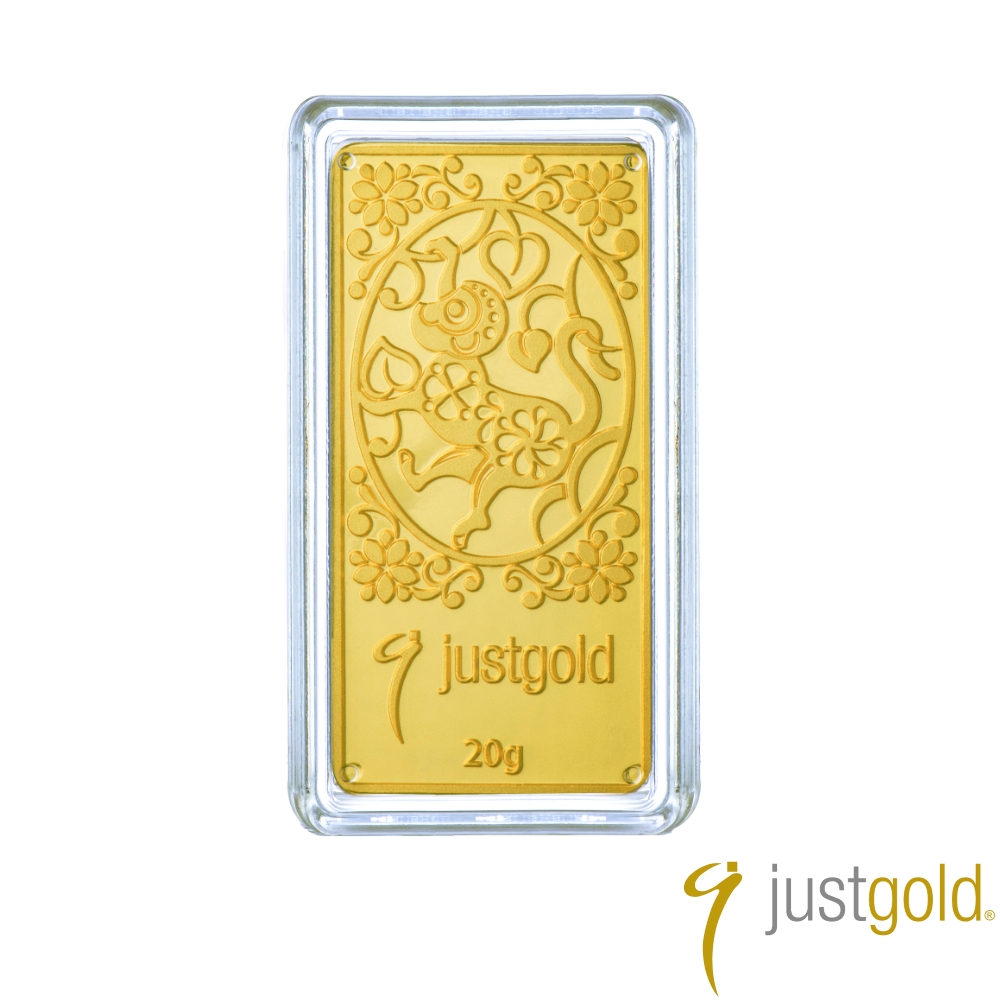 【Just Gold 鎮金店】富貴吉祥十二生肖金條系列-猴