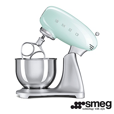 義大利 SMEG  抬頭式攪拌機  - 粉綠色 SMF01PGTW