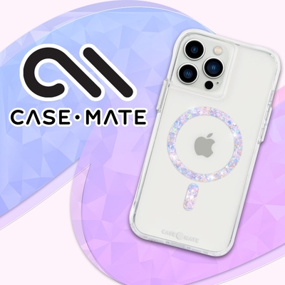 美國 CASE·MATE iPhone 14 Plus Twinkle Diamond Clear 閃耀星環環保抗菌防摔保護殼MagSafe版 - 透明