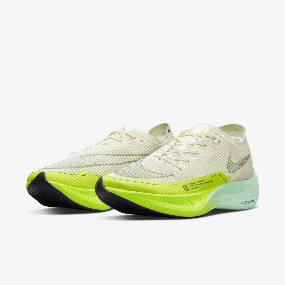 Nike ZoomX Vaporfly Next% 2 [DV9428-100] 男慢跑鞋路跑馬拉松米螢綠