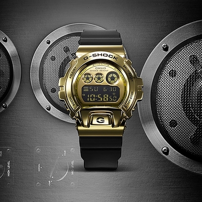 CASIO 卡西歐 G-SHOCK DW-6900 25周年金屬手錶 迎春好禮 GM-6900G-9