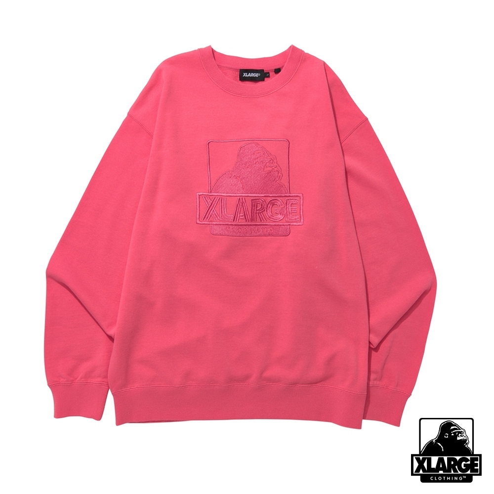 XLARGE EMBROIDERY OG CREWNECK SWEAT大學T-粉| Yahoo奇摩購物中心