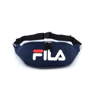 FILA 經典LOGO腰包-丈青 BWT-5102-NV