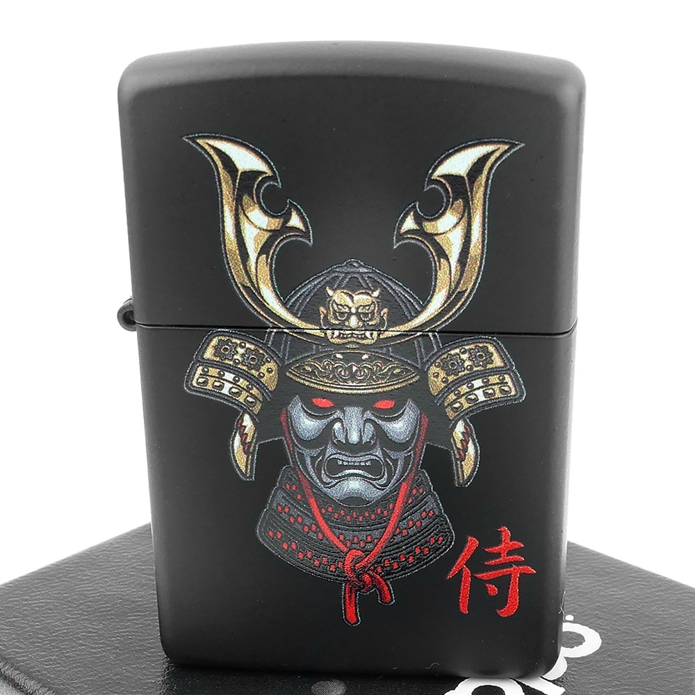 ZIPPO 美系~Samurai Helmet-侍-武士頭盔設計打火機