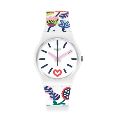 Swatch LovelyGarden系列手錶 JUST FLOWERS 耍花漾-34mm