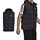 Adidas Helionic Vest 男款 黑色 運動 休閒 口袋 羽絨背心 連帽 背心 HG6277 product thumbnail 1