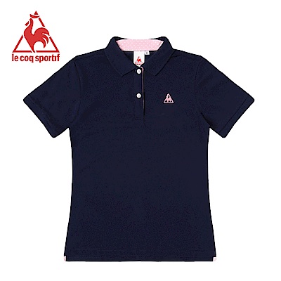 le coq sportif 法國公雞牌短袖POLO衫 女-丈青