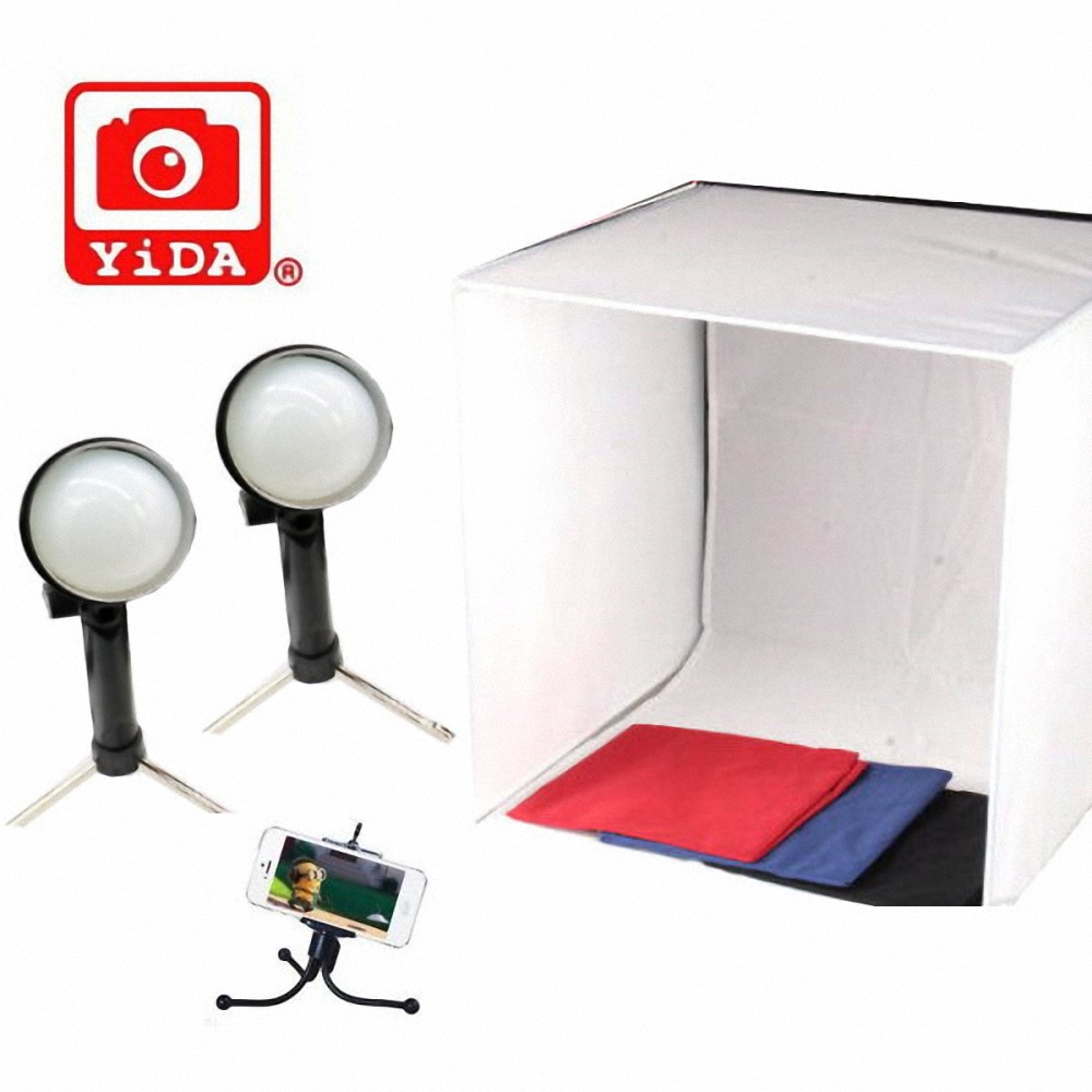 YIDA YD-007迷你攝影箱雙燈組