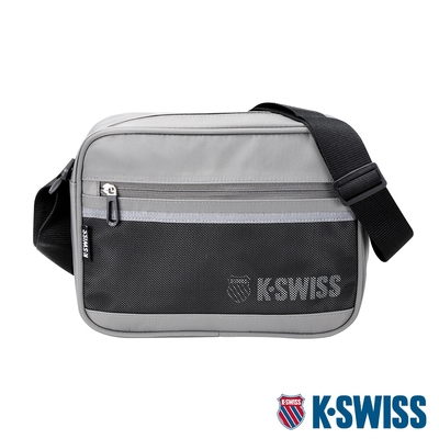 K-SWISS Shoulder Bag運動斜背包-灰