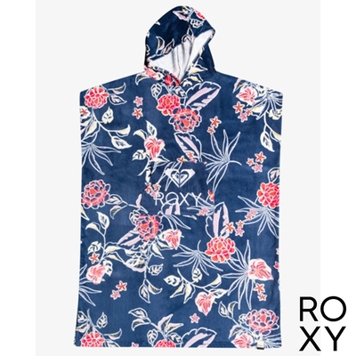 【ROXY】STAY MAGICAL PRINTED 浴巾衣 海軍藍
