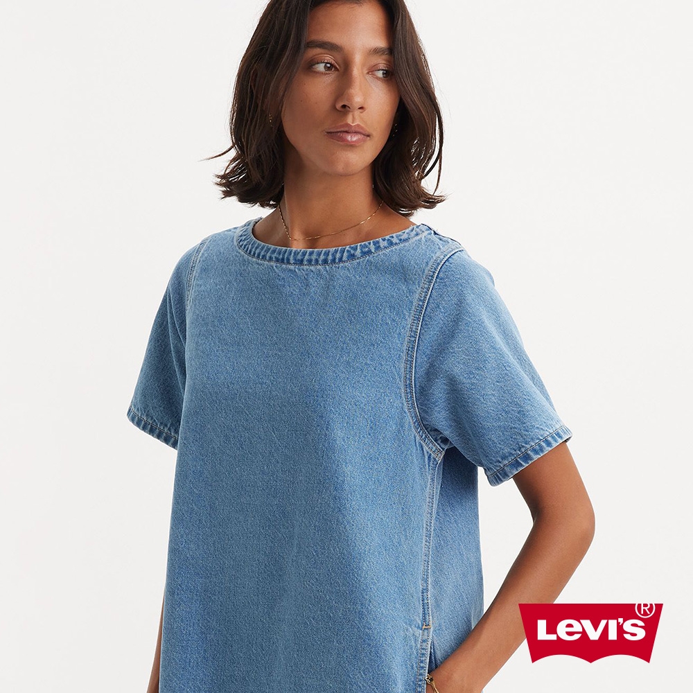 Levi's Wellthread 環境友善系列 女款 牛仔短袖洋裝