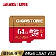 GIGASTONE Camera Pro microSDXC UHS-I U3 A2V30 64GB攝影高速記憶卡 product thumbnail 1