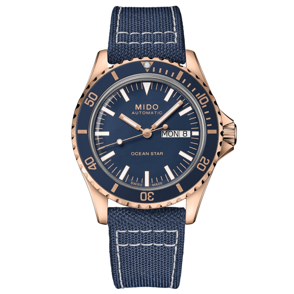 MIDO美度 官方授權經銷商M3 OCEAN STAR海洋之星 復刻潛水機械腕錶 40.5mm/M0268303804100