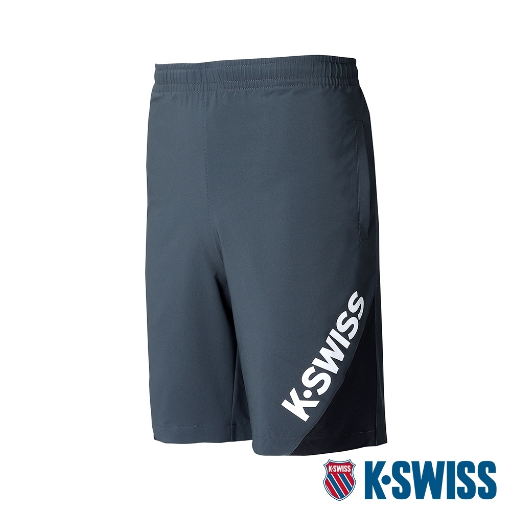 K-SWISS Slope KS Logo Shorts運動短褲-男-灰