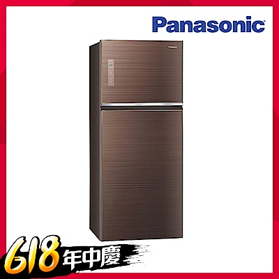 *館長推薦* Panasonic國際牌 422L 1級變頻2門電冰箱 NR-B429TG 翡翠金