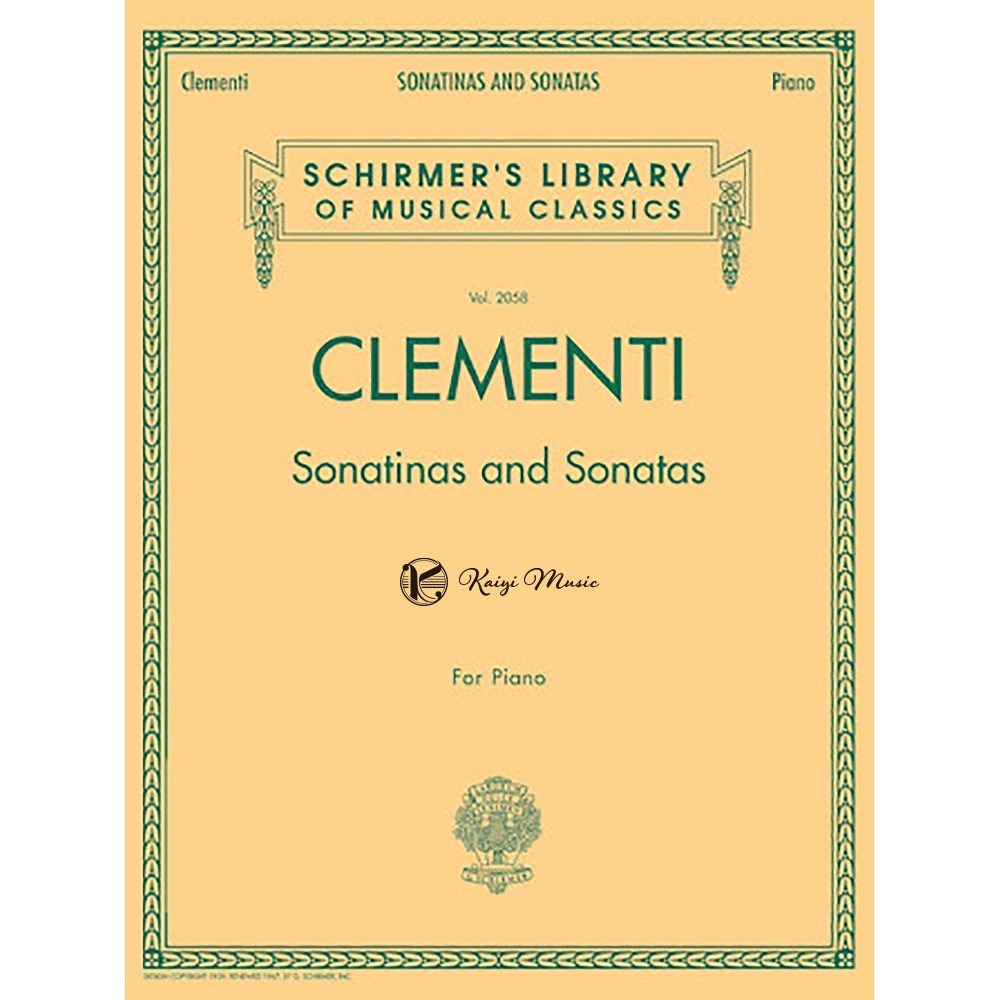 【凱翊︱H L】Clementi: Sonatinas and Sonatas (Schirmer Vol. 2058) | 拾書所