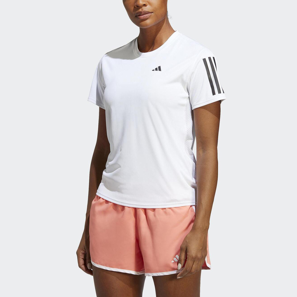 Adidas Own The Run Tee IC5189 女 短袖 上衣 運動 慢跑 訓練 反光 吸濕 排汗 白