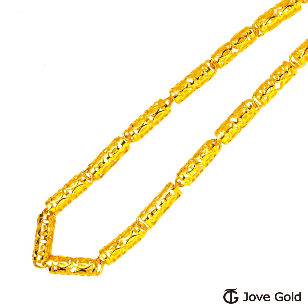 Jove Gold 漾金飾 經典傳承黃金項鍊(約11.70錢)(約2尺/60cm)