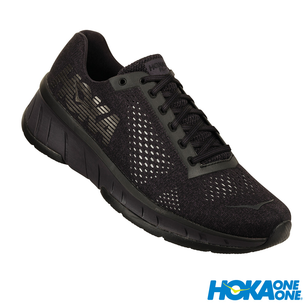 HOKA ONE ONE 女 Cavu 夜光版 路跑鞋 黑