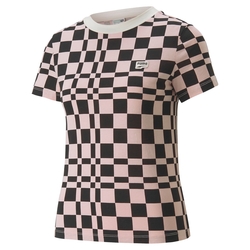 【PUMA官方旗艦】流行系列Downtown格紋短袖T恤 女性 5