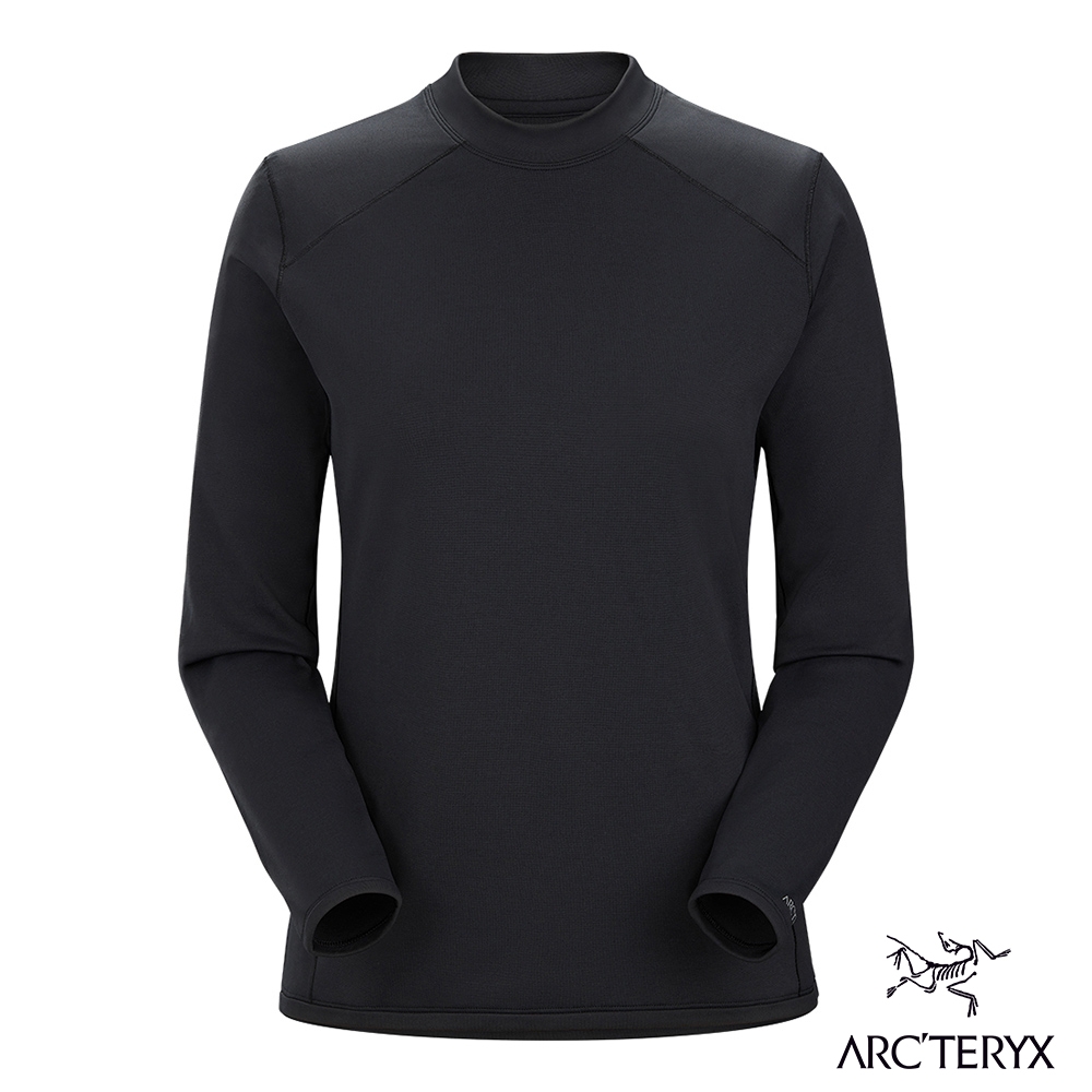 Arcteryx 始祖鳥 女 Motus 長袖圓領衫 黑 II