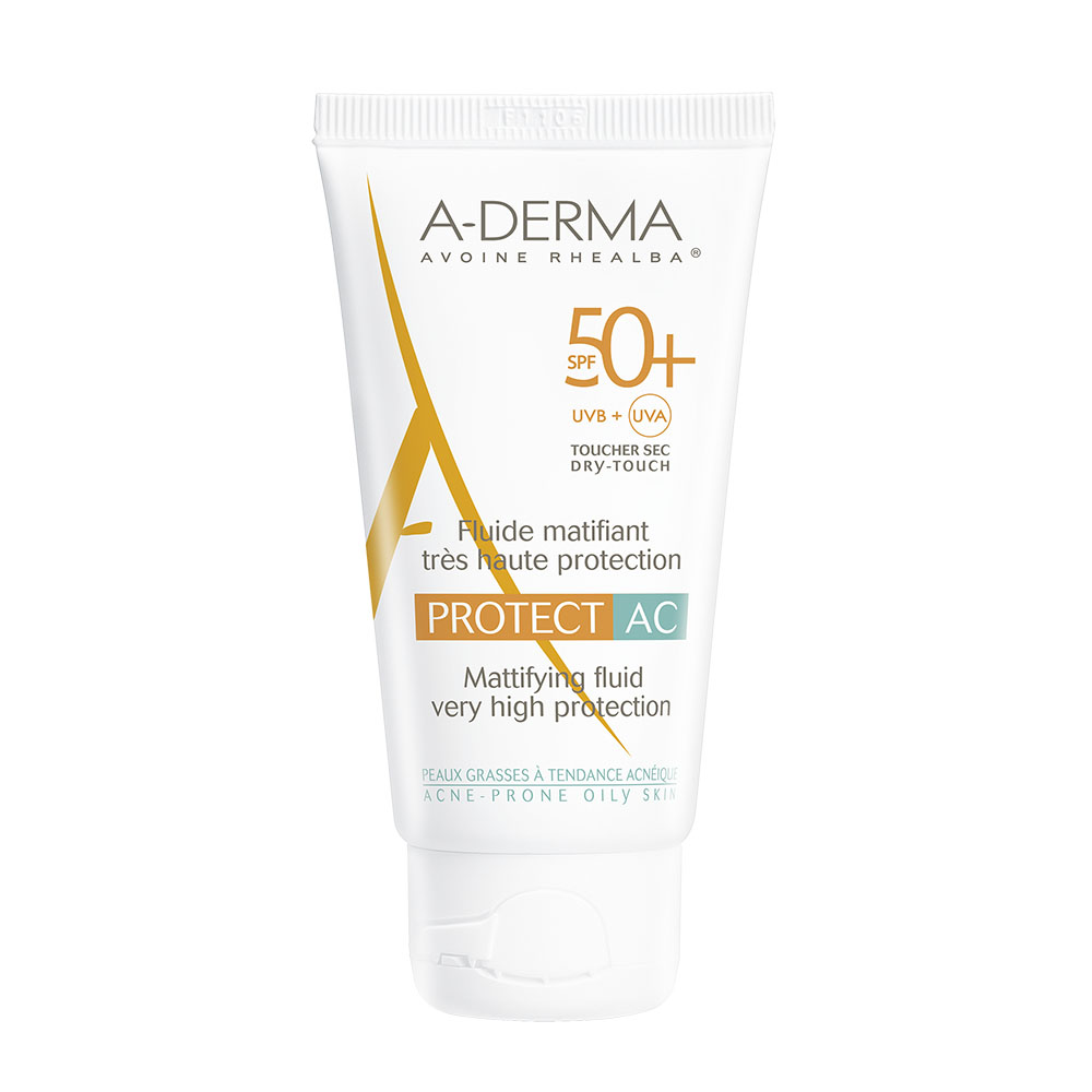 A-DERMA艾芙美 燕麥全護清爽防曬乳SPF50+(40ml)