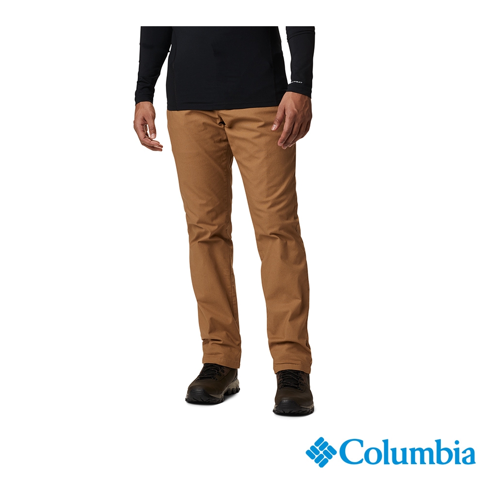 Columbia 哥倫比亞 男款- Omni-Shade 防曬50內刷毛長褲-棕褐 UAE05550TN
