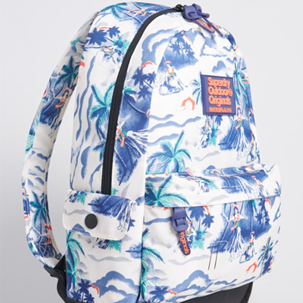 SUPERDRY 女款 後背包 HAWAIIN MONTANA 白印花