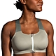 BROOKS 女 運動內衣 Dare Zip 拉鍊款 Sports Bra 2.0_卵石綠/深卵石綠(350083326) product thumbnail 1