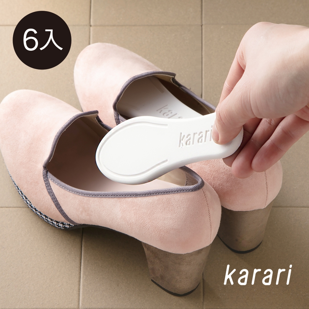 日本karari 女鞋用珪藻土吸濕除臭片-6入
