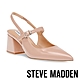 STEVE MADDEN-BRISTLY 尖頭前包繞踝粗跟鞋-鏡粉色 product thumbnail 1