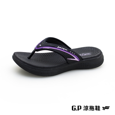 G.P 【W-Walking】輕量人字拖鞋(G2254W-41)紫色(SIZE:36-39)GP 夾腳拖 輕量 阿亮 卜學亮