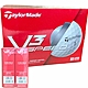 TaylorMade V3 Speed 系列三層高爾夫球 24入 product thumbnail 1