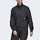 Adidas W New Wvn Fz Tt [HG4359] 女 運動外套 立領 運動 訓練 休閒 尼龍 亞洲版 黑 product thumbnail 1