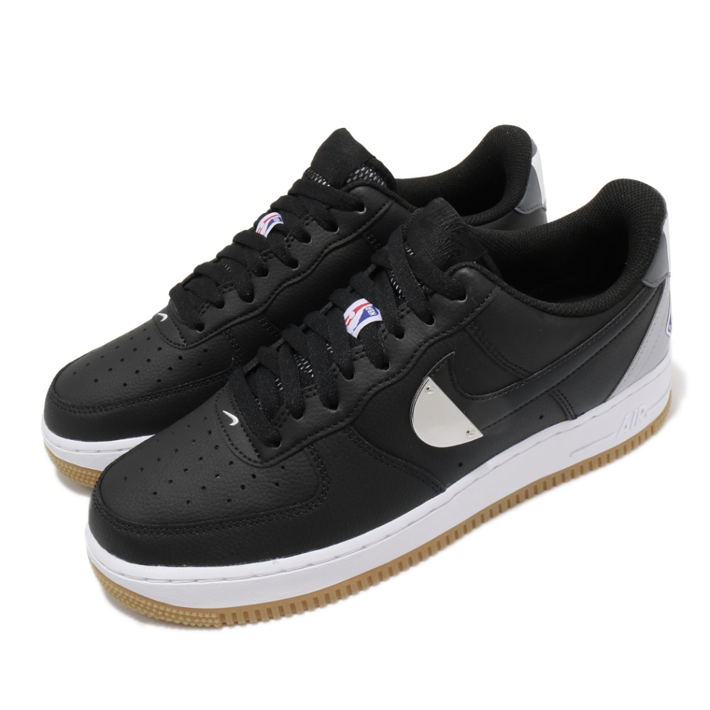 Nike 休閒鞋 Air Force 1 07 LV8 男鞋 經典款 舒適 簡約 皮革 NBA 穿搭 黑 白 CT2298001