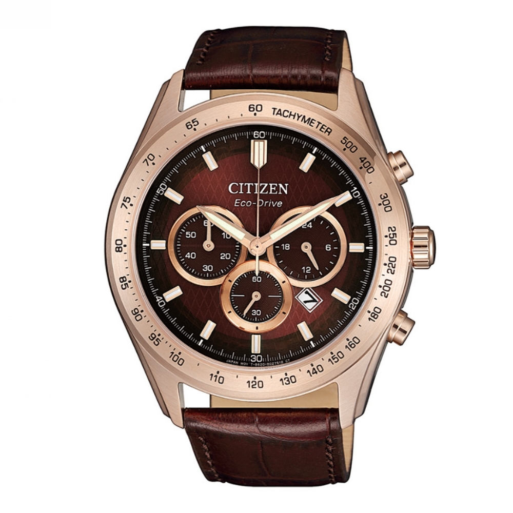 CITIZEN星辰 Chronograph系列 光動能紳士計時腕錶 43mm/CA4452-17X