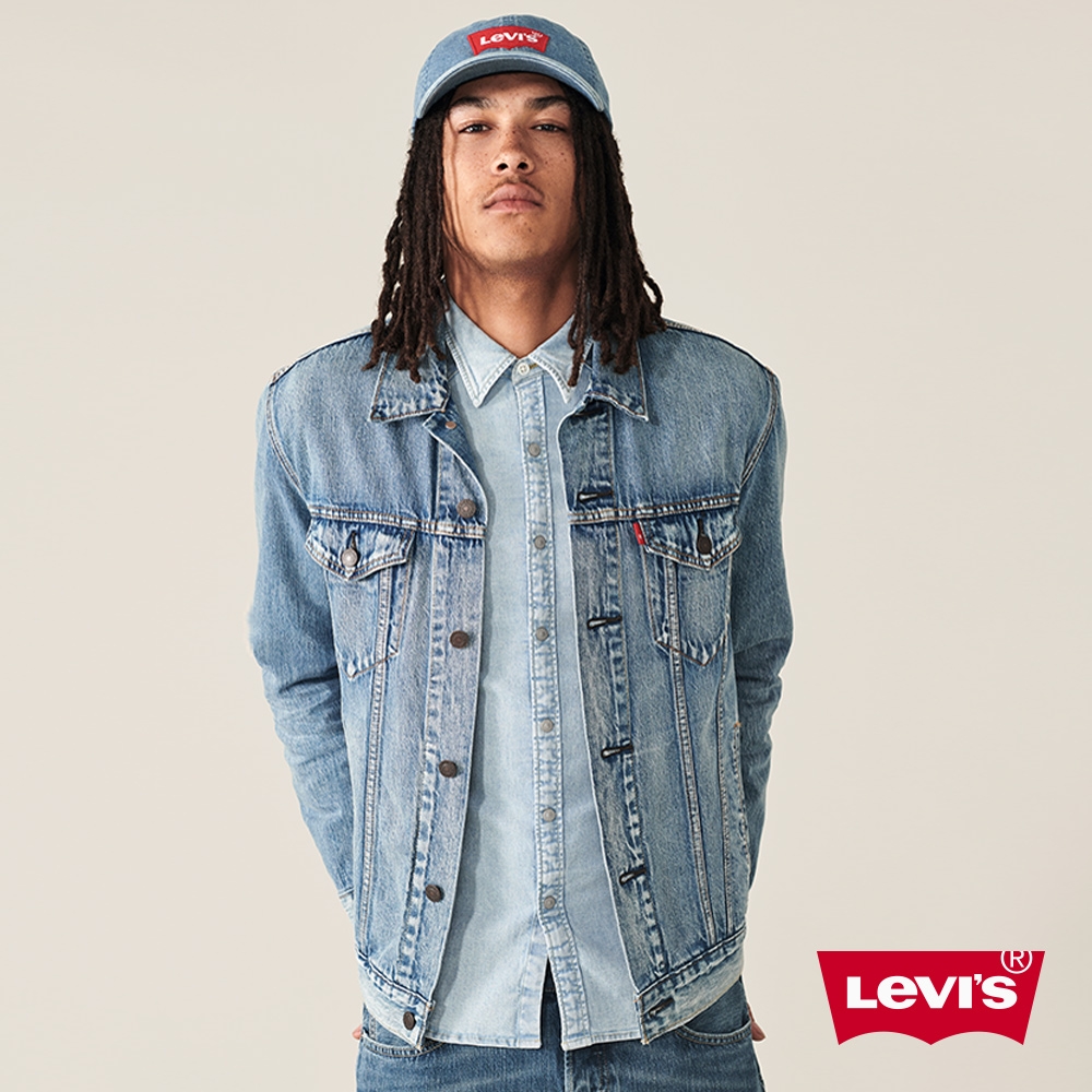 Levis 男款 牛仔外套 Type 3經典版型 Lyocell天然環保纖維 淺藍