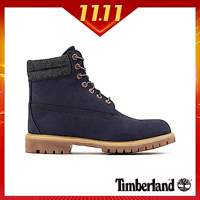 Timberland 男款深寶石藍色磨砂革6吋靴|A1ZKJ