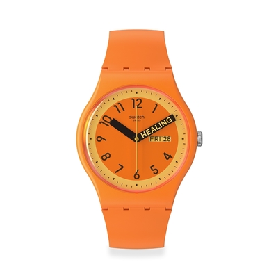 Swatch New Gent 原創系列手錶 PROUDLY ORANGE (41mm) 男錶 女錶