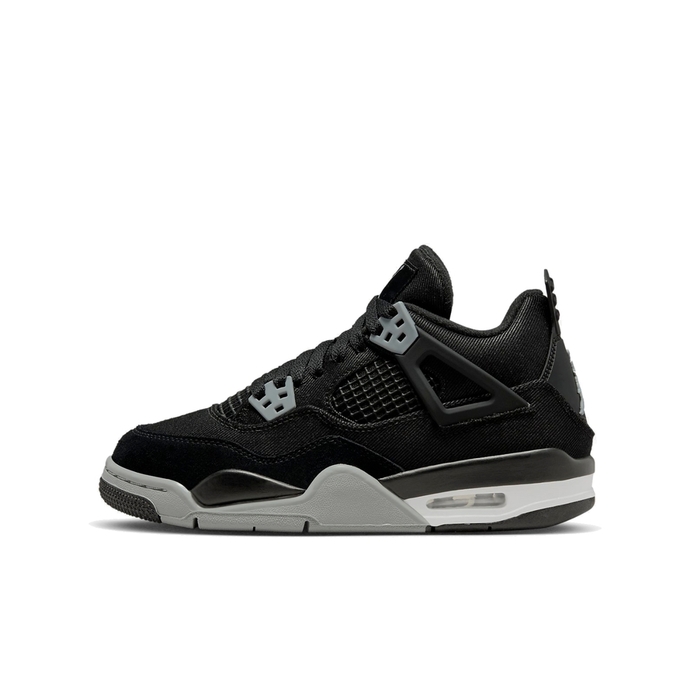 Nike Air Jordan 4 Retro SE GS Black Canvas 黑小阿姆女鞋大童DV0553