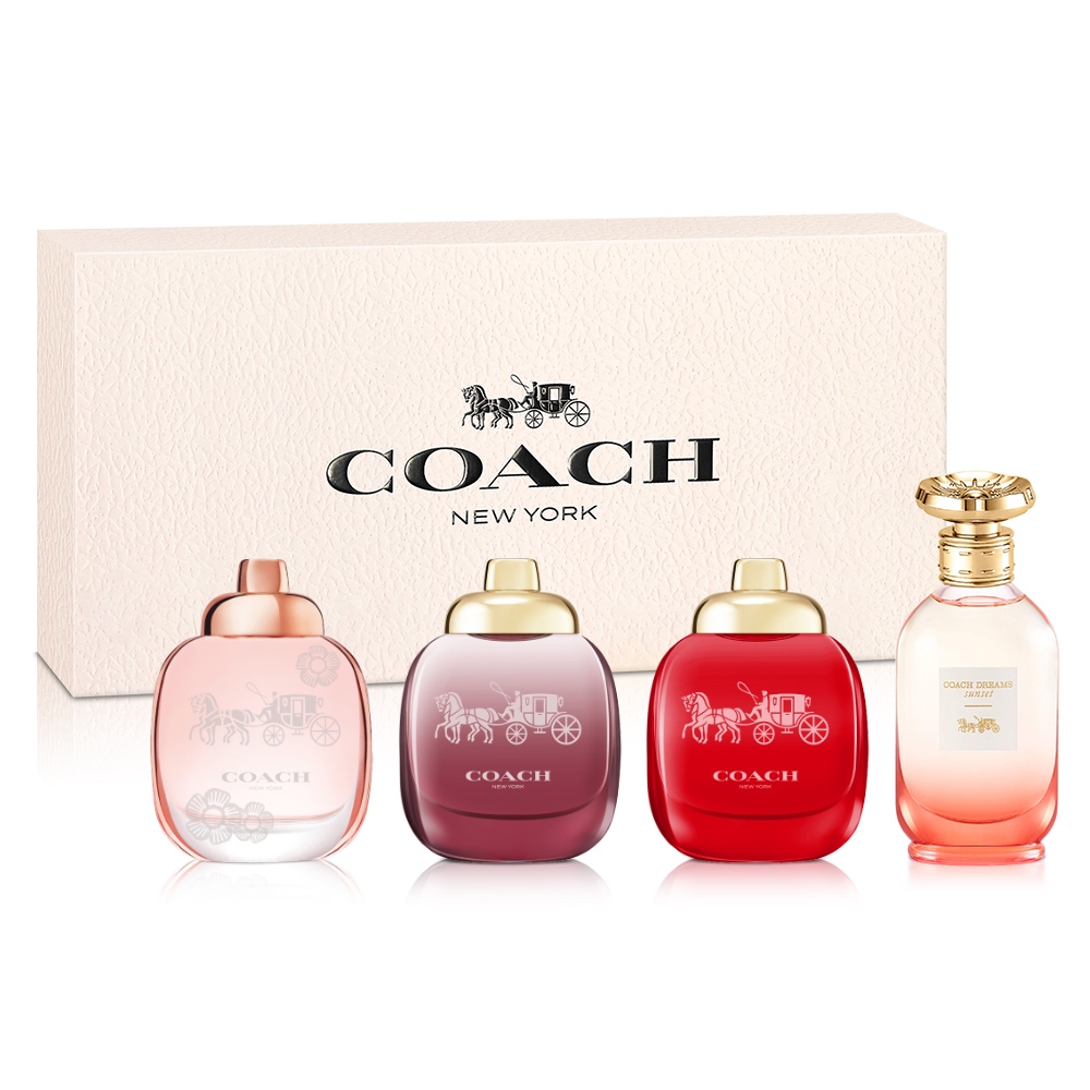 COACH 迷你女性香氛組(4.5ml*4入)-贈隨機紙袋