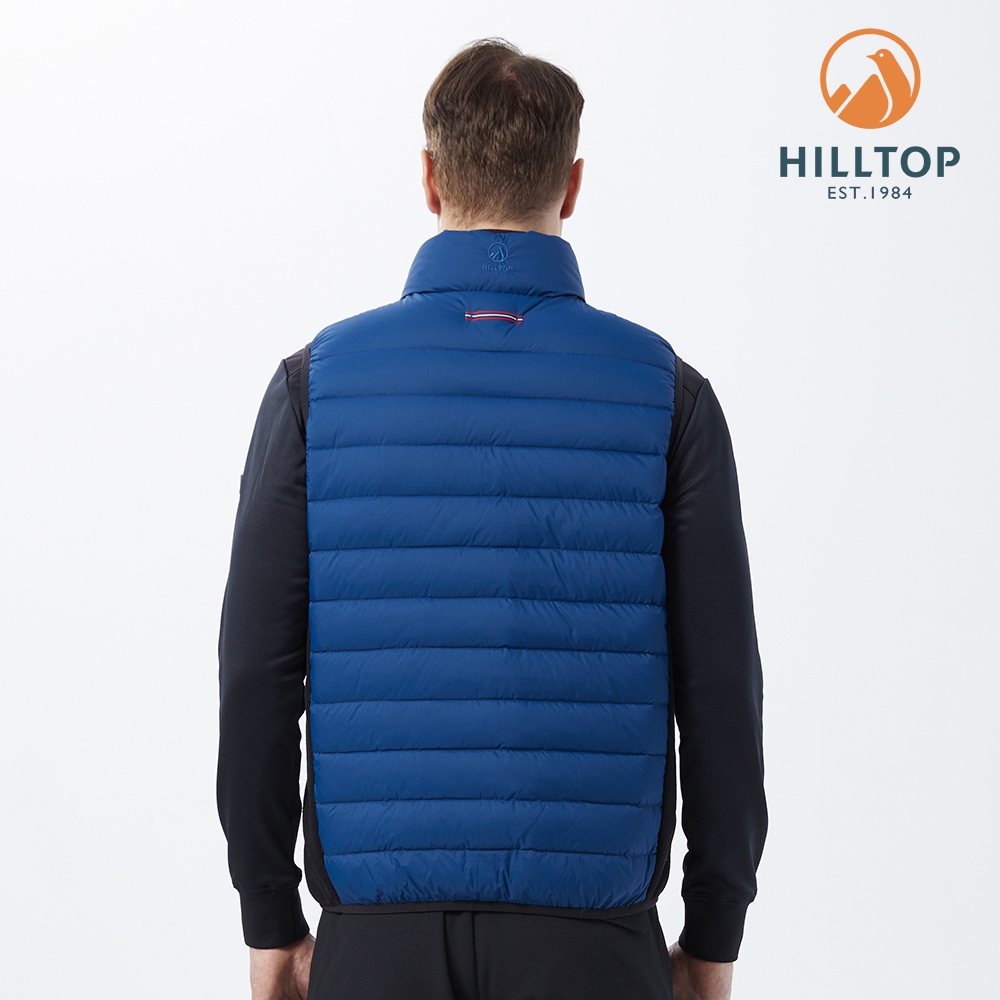 Hilltop 山頂鳥Polartec Power Stretch 男款超潑水蓄熱羽絨背心 